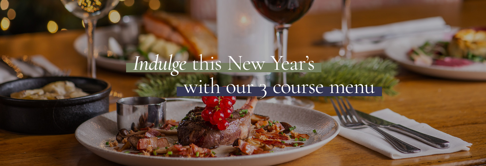 New Year's Menu at The Engineer 